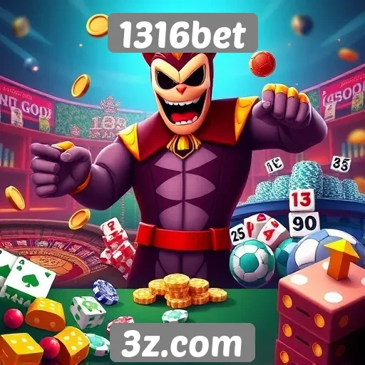 Plataforma 1316bet oferece diversidade em jogos online